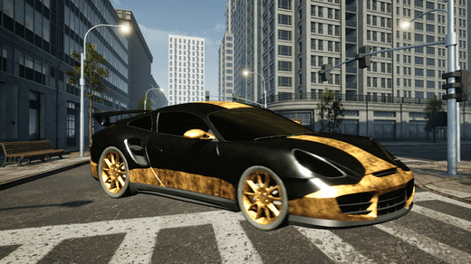 Sports Car Gold Limited Edition
